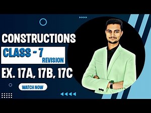 Constructions | Class 7 Exercise 17A ,17B, 17C | Introduction | Rs Aggarwal | @mdsirmaths