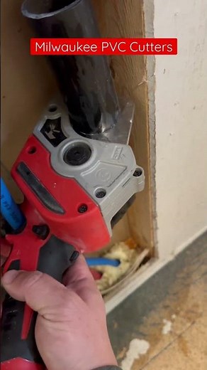 Milwaukee, PVC pipe cutter #milwaukee #plumbing
