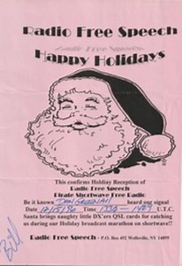 Radio Free Speech 1996 Pirate