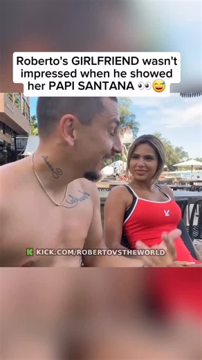 Roberto shows his girlfriend ”Drömde om Santana”🩷 | Papi Santana