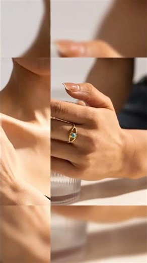 Turquoise Eye Design Ring