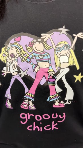 Where are my 90’s babies? Groovy chick is 50% off along with 40 other tv designs ❤️💕 | Ratchet Clothing