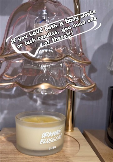 I bought my first candle warmer (right) on Amazon last year and have been after another! This pink one on TikTok shop is so cute🥰😍 #lush #bathandbodyworks #candle #candles