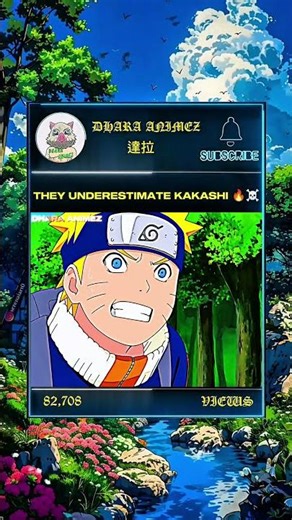 Never Underestimate Kakashi 🔥☠️ #naruto #shorts #anime