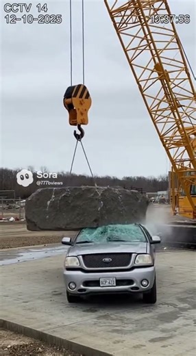 Boulder DESTROYS 2002 Ford F-150 Lighting #ford #fordlightning #truck #heavymachinery #fordtrucks