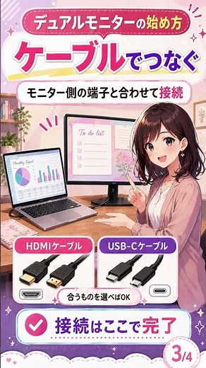 デュアルモニターの始め方｜ノートPC活用編