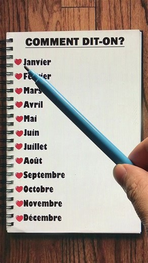 The months of the year in English! #anglais #coursdanglais #anglaisfacil #apprendrelanglais #englishteacher