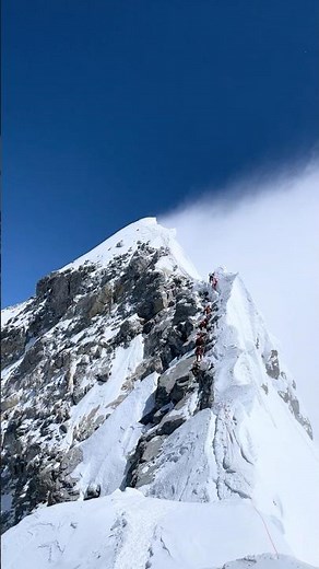 Hillary Step on Mount Everest 🏔️ The Most Dangerous Final Challenge Before the Summit | #everest