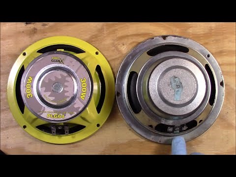 Blown Speaker Replacement Front Door Hyundai Santa Fe 2003 Pyle PLG64 6.5-Inch Mid-Bass Woofer