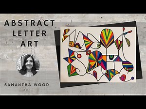 Abstract Letter Art