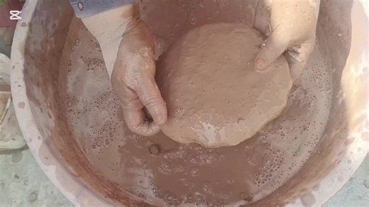 Satisfying Pink Mud and Stone Texture ASMR