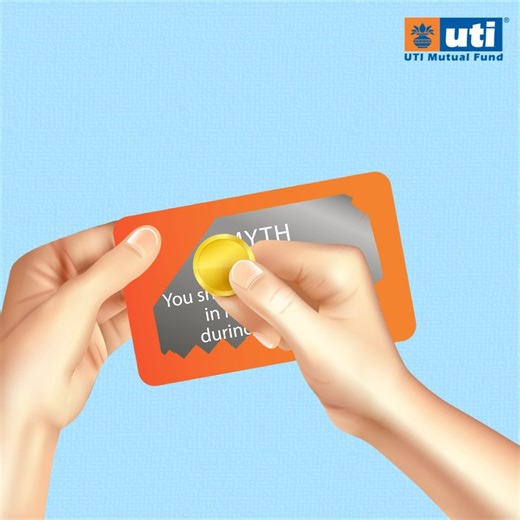 It is important to give your funds the required time to get returns. When you do that, you give yourself a chance to benefit from Rupee Cost Averaging. Know more : bit.ly/3Njjz5p #Mythbusters #MutualFunds #Investing #MythVsFact #SIP | UTI Mutual Fund