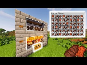 Leder- und Fleisch-Farm in unter 5 Minuten bauen 🔥 🥩 - Minecraft 1.21