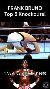 Frank Bruno Top 5 Knock Outs #frankbruno #heavyweightboxing #knockout #britishboxing #boxing #bruno