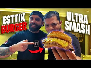 🍔 ESTTIK nos COCINA la MEJOR HAMBURGUESA ULTRA Smash de México ‪@esttikSP‬