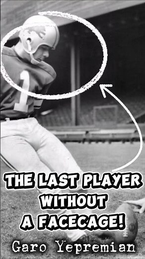 Last NFL player NO FACECAGE! Garo Yepremian #1966 #nflhistory #fieldgoal #kicker #nfl #detroitlions