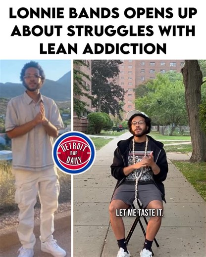 DRD | Detroit Rap Daily on Instagram: "Lonnie Bands shares his struggles with lean and the moment he knew he had to let the cup go  磻"