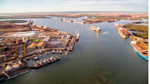 Small crew of marine pilots keeps iron ore flowing through Port Hedland
