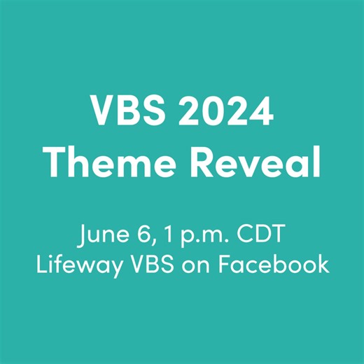 6.7K views · 158 reactions | We are so excited to reveal the VBS 2024 theme on June 6! We'll be celebrating all week in the Lifeway VBS Community. Join the community for exclusive giveaways beginning tomorrow and a live Q&A after theme reveal!  | Lifeway VBS | Facebook