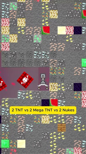 💥 Mega TNT Or Nuke #minecraft 💥