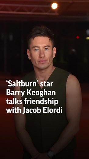 6.5K views · 23 reactions | “He’s a gorgeous person.” “Saltburn” star Barry Keoghan talks about his friendship with fellow actor Jacob Elordi and his first impression of the actor. | AP | Facebook