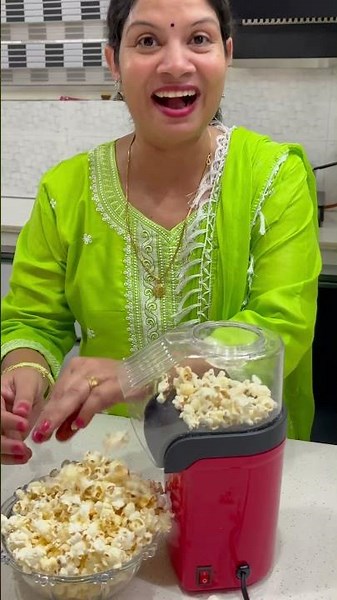 Amazing Kitchen Tools-making pop corn is fun with Pop Corn Maker| #popcorn #kitchengadgets #howtouse
