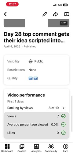 Day 29 top comment gets there idea scripted into my Roblox game