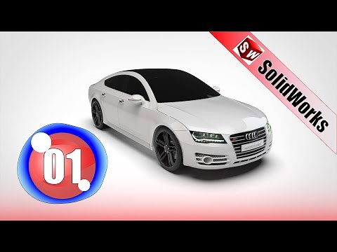 SolidWorks Modeling Audi RS 7 Episode 01