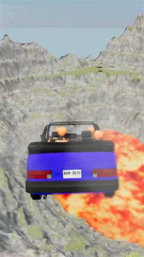 Cars vs Giant Lava Pit – BeamNG.drive #beamng #shorts #beamngdrive #automobile #usa #viral #brasil