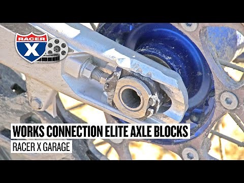 Racer X Garage: Works Connection Elite Axle Blocks