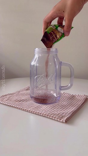 milo milkshake - milo, hot water, milk, ice, ice cream, whipped cream #milo #milkshake #drink | Skybluecafe