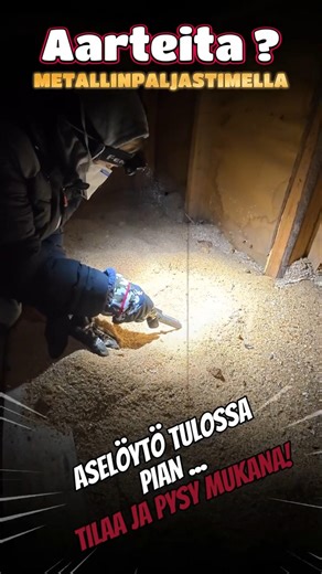 Metallinpaljastin ullakolla – Mikä täällä piippaa? 😳