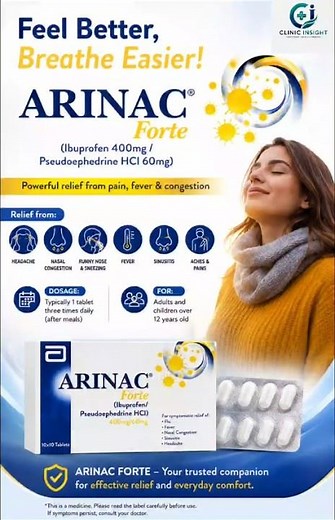 Best Medicine for Flu & Nasal Congestion? | Arinac Forte