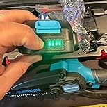 EliteHome Mini Chainsaw Cordless 2 Batteries 6 Inch Electric Portable Handheld Small Chain Saw Battery Powered for Tree Trimming wood cutting