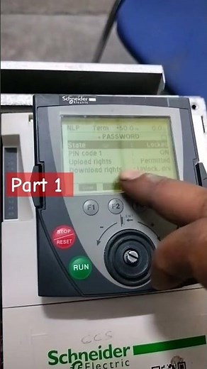 Schneider altivar 71 VFD drive locked to onlock part 1