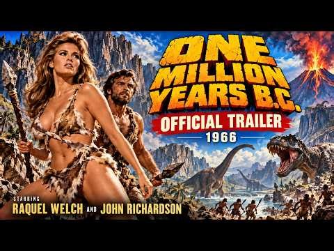 One Million Years B.C. (1966) | Original Theatrical Trailer | Raquel Welch | Ray Harryhausen
