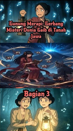 Gunung Merapi: Gerbang Misteri Dunia Gaib di Tanah Jawa #anime #horror #urbantheory