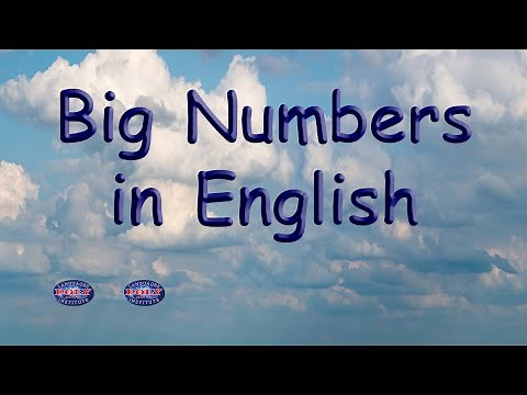 Big Numbers in English | Learn English Online
