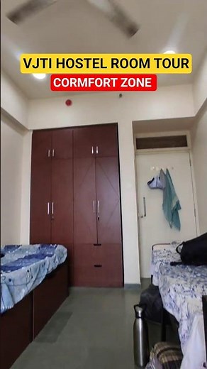 VJTI HOSTEL ROOM ❌ Comfort zone | VJTI MUMBAI HOSTEL ROOM TOUR | #vjti #hostel #mhtcet #cet #iit