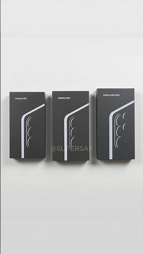 Samsung Galaxy S26, S26+ & S26 Ultra ASMR Unboxing