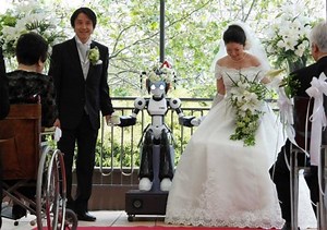 Robot i-Fairy Marries Couple In Japan