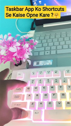 Taskbar Apps Ko Keyboard Se Kaise Open Kare? ⚡ | Super Fast Trick #shorts