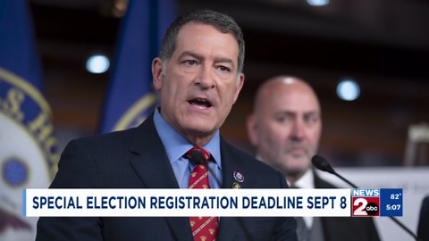 Special election registration deadline is Sept. 8