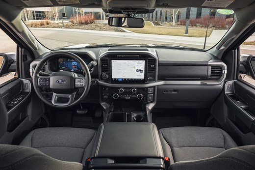 View Interior Photos of the 2025 Ford F-150 XLT