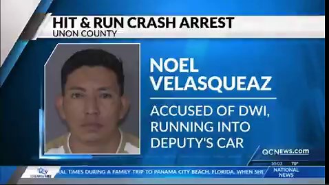 🔥🚨BREAKING: North Carolina police officer is in critical condition after being hit by a drunk driving illegal alien.The officers condition remains critical as he fights for his life.Pray for this hero and his family. 🙏