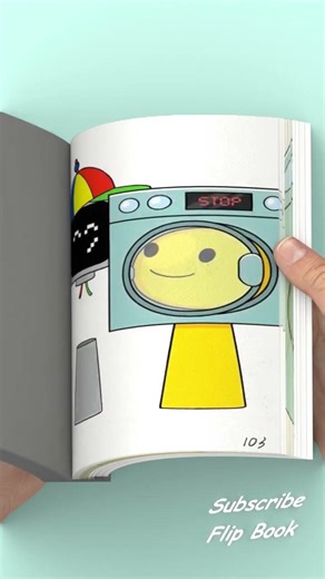 Sprunki OC Young Computer meets Washer INSANE Flipbook #Flipbook #Creativity