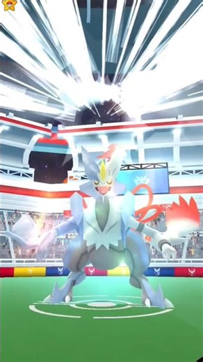 Encountering the White kyurem with OG Background in pokemon go #shorts #fuse #raid