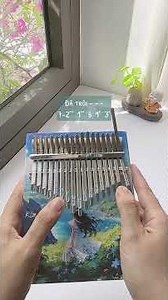 Cỏ Dại Và Hoa Dành Dành - Kalimba tab số 17 phím in màu săc anime by Kalimba34
