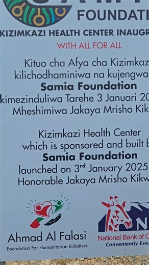 "Huku ni ushago ya Tanzania na unaona hospitali inakaa kama Aga Khan!!" Cassypool Chawa wa Rais shows of the brand new level 5 hospital that has been built and is offering free healthcare services!! | 2mbili