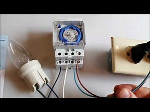 Reloj temporizador eléctrico paso a paso